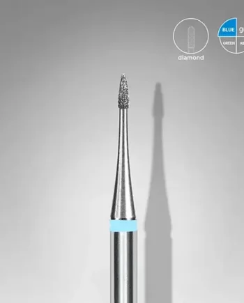 Staleks Diamond Nail Drill Bit FLAME MINI BLUE