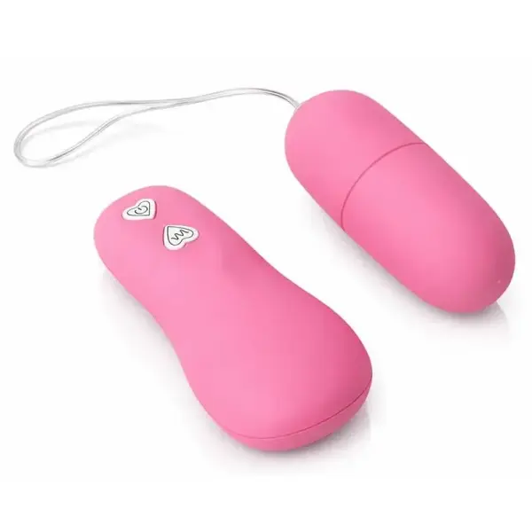 Remote-Control Vibrating Egg - Pink - 7.5 cm