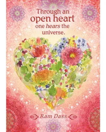 Through an open heart – Greeting Card