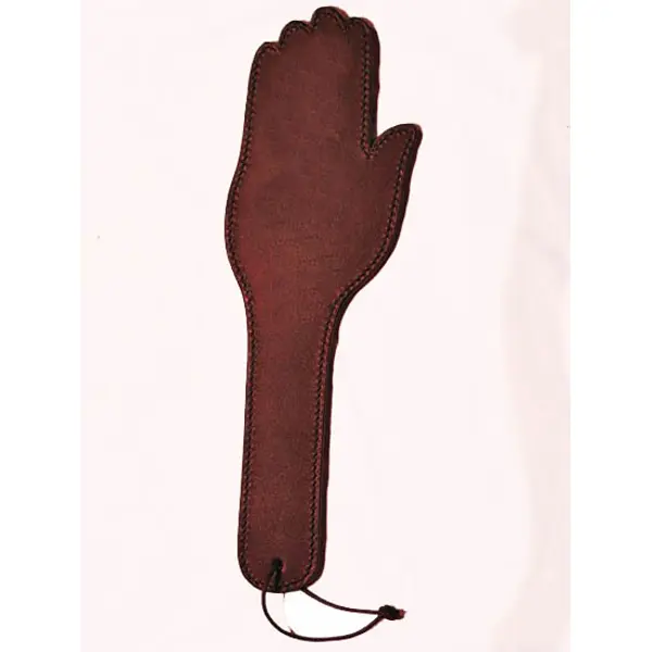 Leather Hand Strict Spanking Paddle