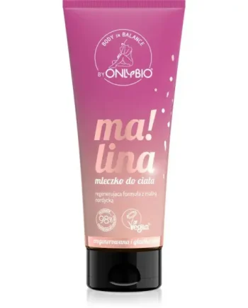 OnlyBio Body In Balance Raspberry Regenerating Body Milk 200ml