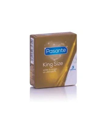 Box of 3 Pasante King size Condoms