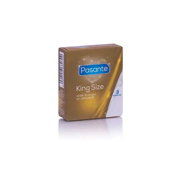 Box of 3 Pasante King size Condoms
