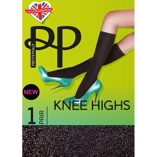 Pretty Polly Lurex Knee High