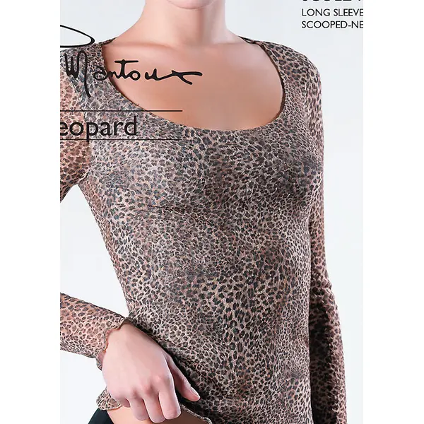 Pierre Mantoux Leopard Top