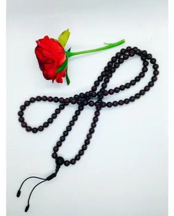 108 Beads Mala – Garnet (Small beads)