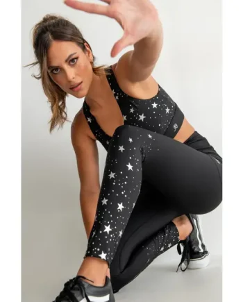 Energy Star Foil 7/8 Legging - Black
