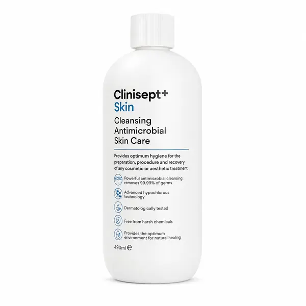 Clinisept+ Skin Cleansing Antimicrobial Hypochlorous Solution 490ml