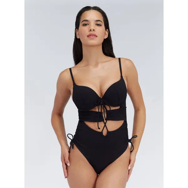 Naples crinkle super push up swimsuit