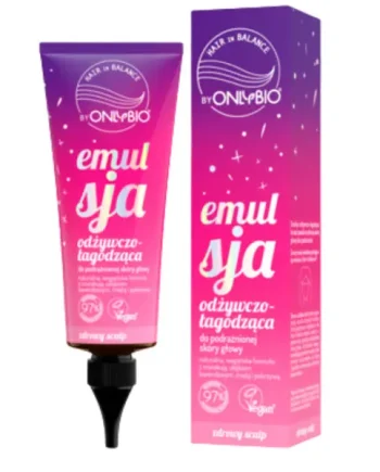 OnlyBio Hair In Balance Nourishing Soothing Emulsion for Irritated Scalp 125ml