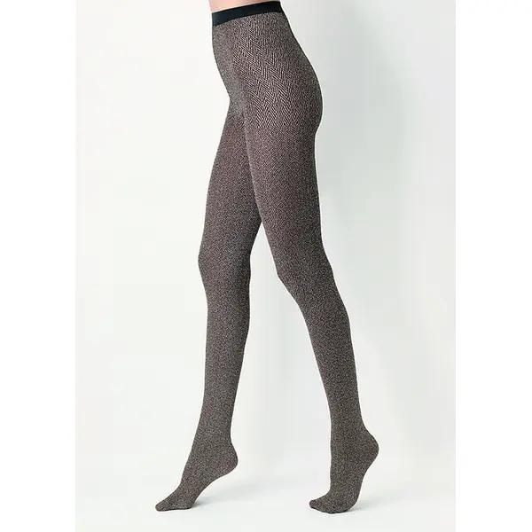Oroblu I Love First Class Tweed Sparkly Tights