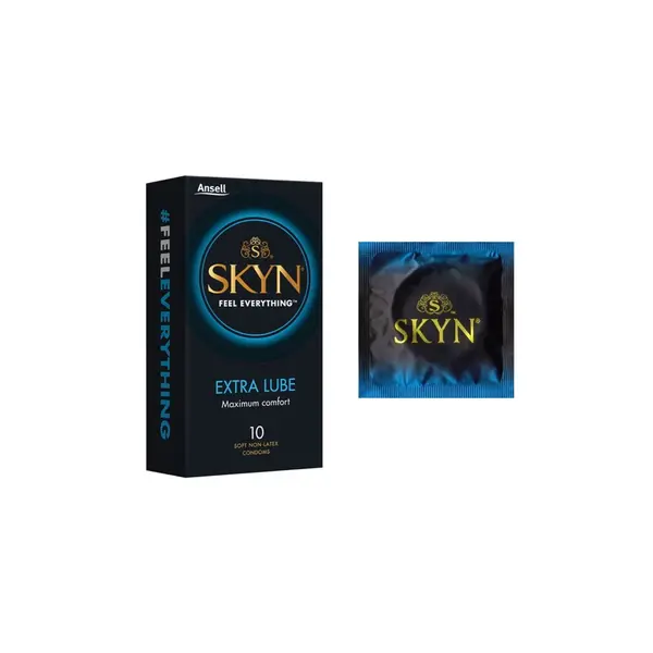 Mates Skyn Extra Lubricated Non Latex Condoms - 10 Pack