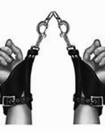 Suspension Wrist Cuffs Bondage Leather