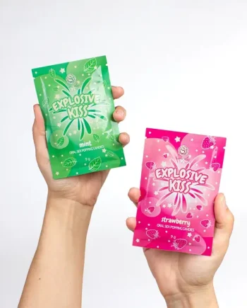 Explosive Kiss Popping Candies Strawberry Flavour