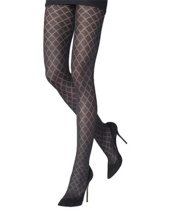 Emilio Cavallini Jacquard Diamonds Tights