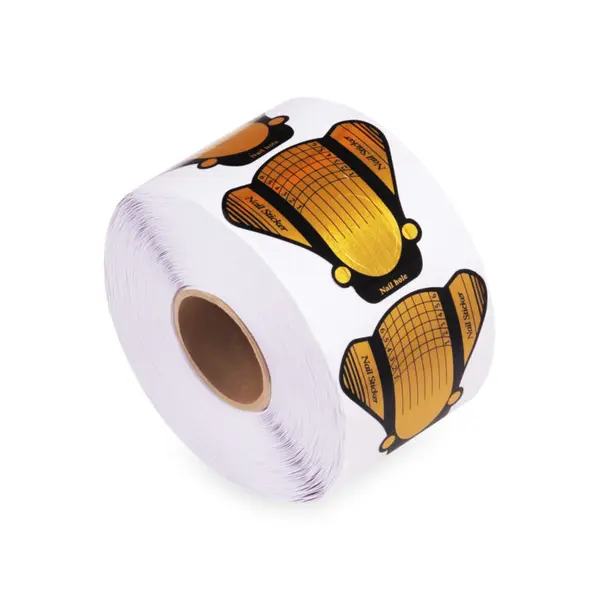 NAIL FORMS Gold Butterfly 100pcs/500pcs.