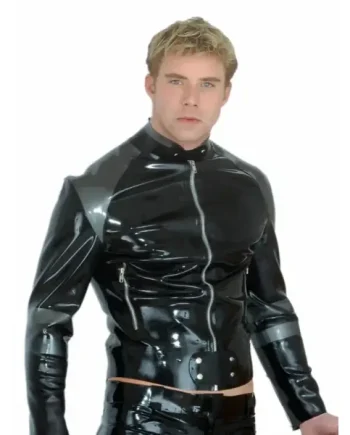 Rubber Biker Jacket