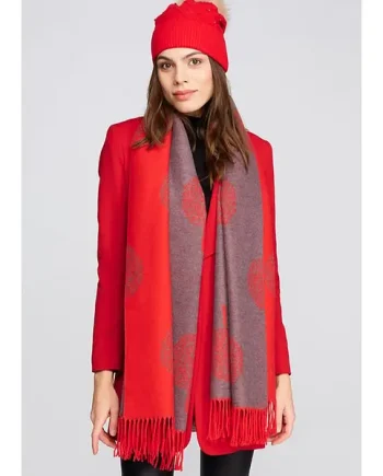 Pia Rossini Larissa Red Scarf