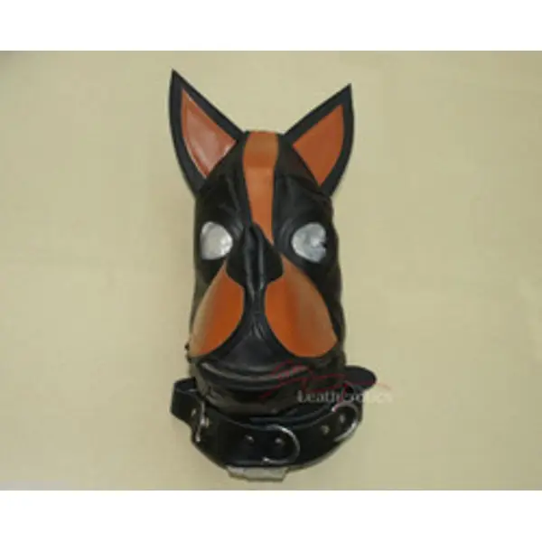 Leather S&M Dog Hood
