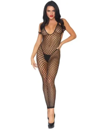 Leg Avenue Crochet Net Footless Bodystocking