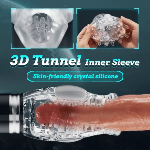 Automatic Blowjob Simulator 7 Vibrating 5 Rotating Thrusting Oral Sex Machine