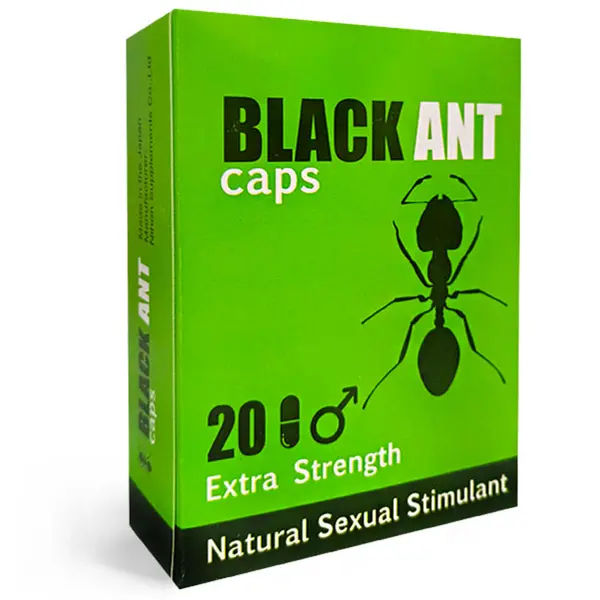 Black Ant 20 Capsules - Unlock Your Sexual Potential with Strong Erections