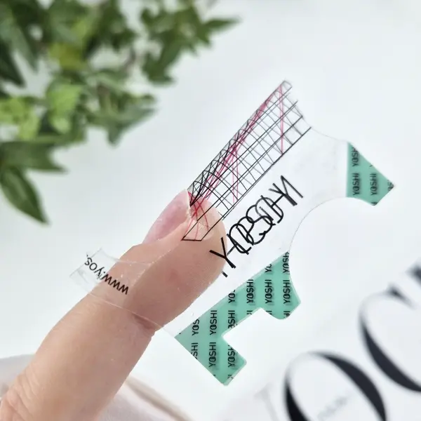 YOSHI – Nail extension forms 100pcs. transparent