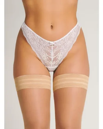 Nude plain top hold ups