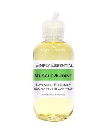 MUSCLE & JOINT MASSAGE OIL with Lavender, Rosemary, Eucalyptus & Camphor 100ml