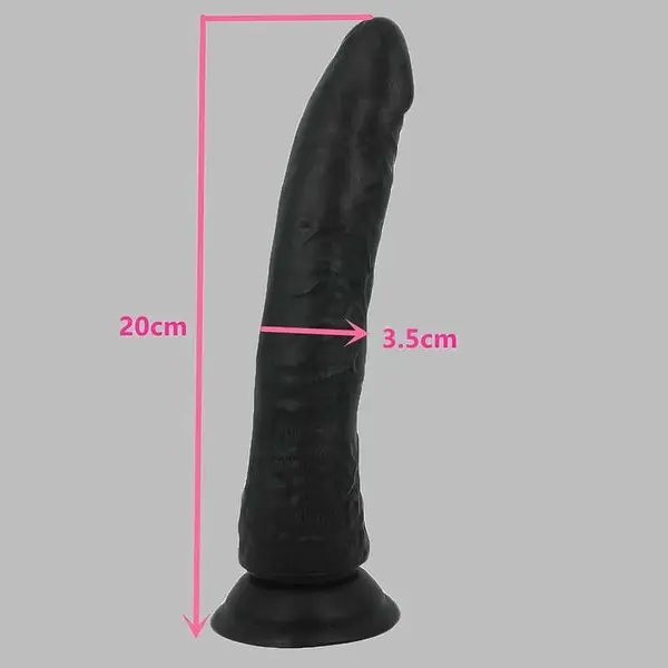 Black Harness Dildo