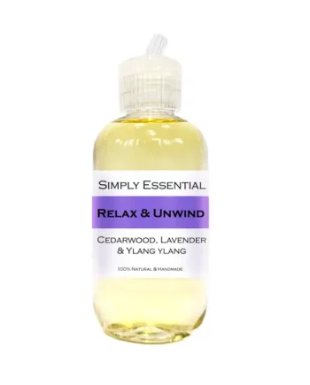 RELAX & UNWIND MASSAGE OIL with Cedarwood, Lavender & Ylang ylang 100ml