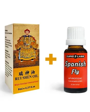 Enhance Your Pleasure and Control with Spanish Fly Cupid and Rui Shen Oil Delay Ejaculation Serum