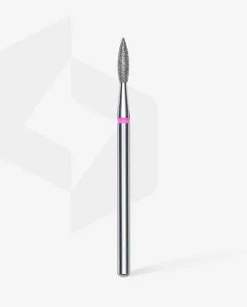 Staleks Diamond Nail Drill Bit POINTED FLAME RED