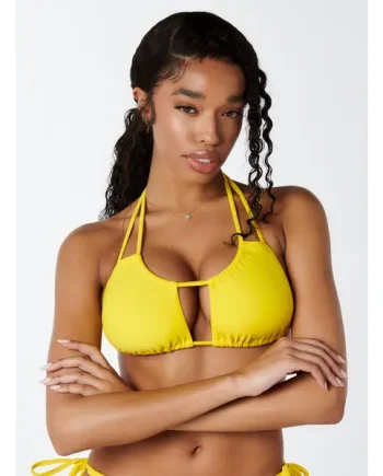 Paros cut out bikini top
