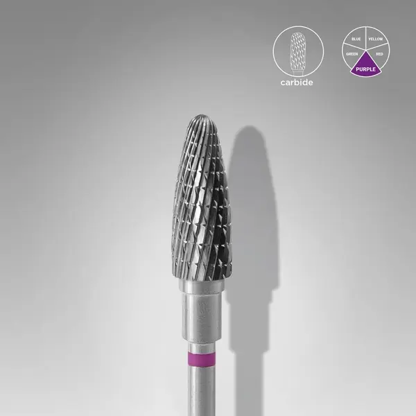 Staleks Carbide Nail Drill Bit CORN 5mm/13mm PURPLE