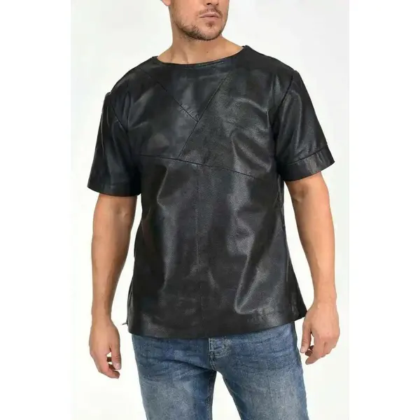 Men's Leather Shirt