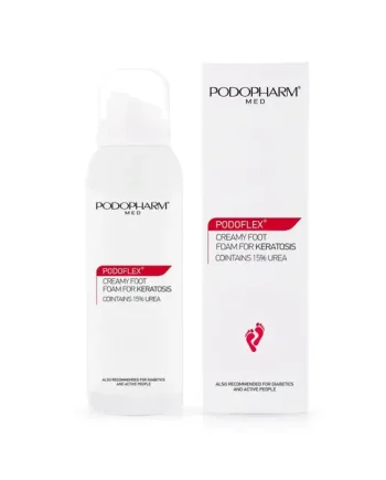 PODOPHARM Med – Podoflex Foamy Foot Cream for Keratosis with 15% Urea 125ml