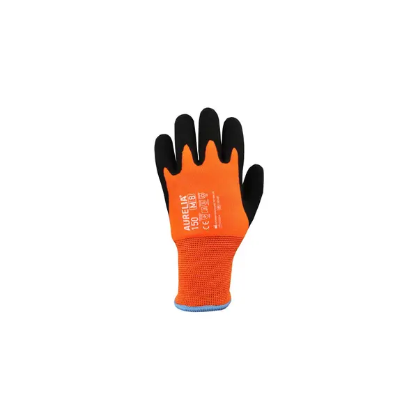 Aurelia 150 - Orange Thermal Gloves 15gg Polyester Plus
