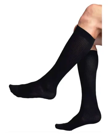 Silky Mens Cotton Rich Compression Knee Highs