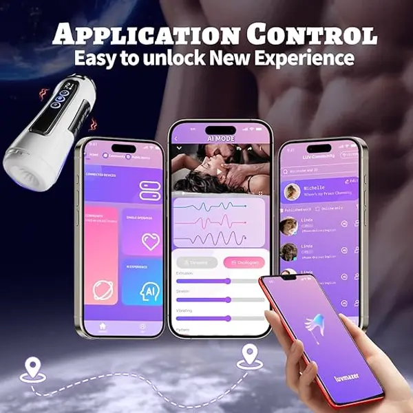 Multi-function Automatic Male Masturbators with APP Control