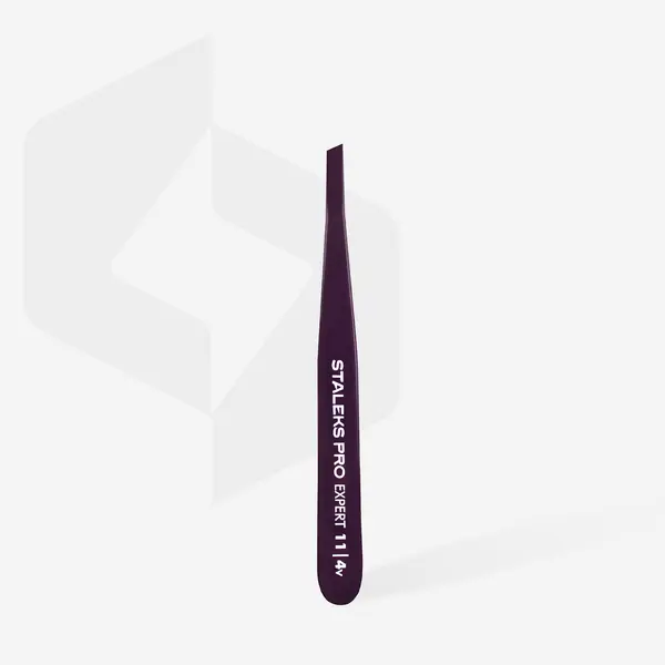 Staleks EYEBROW TWEEZERS EXPERT 11/4 violet