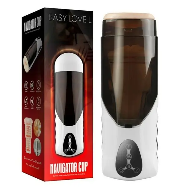 Automatic Telescopic Male Masturbator Sucking Heating Masturbation Cup Interactive Voice