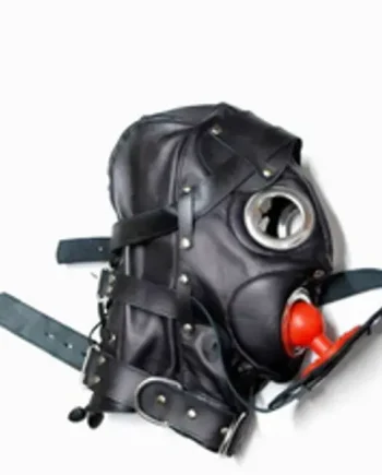 BDSM Hood Goat Leather 6
