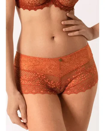Empreinte Cassiopee Tangerine Lace Shorty