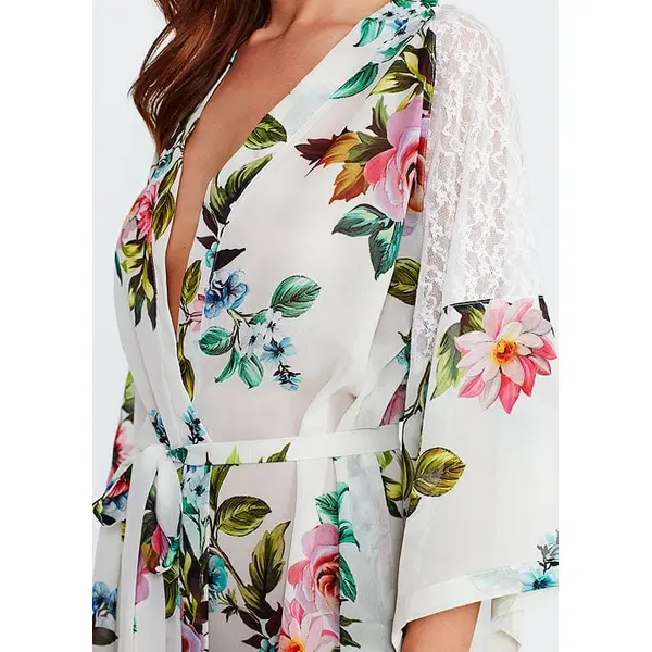 Promise Luxury Aida Floral Robe