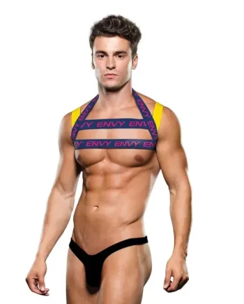 ENVY LOGO HARNESS – BLUE/YELLOW – L/XL