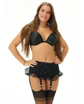 Sassy 6 Strap Bella Suspender Belt