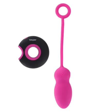 ToyJoy Caresse Embrace 1 Remote Control Egg Pink