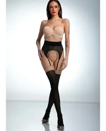 Amour Pin Up Crotchless Tights