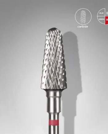 Staleks Carbide Nail Drill Bit FRUSTUM 6mm/14mm RED